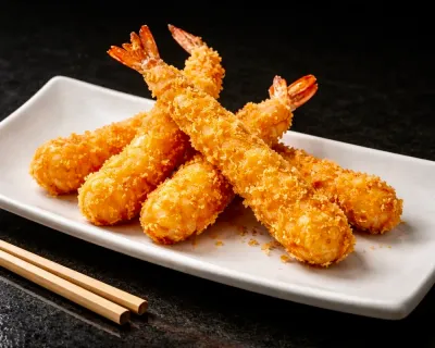 CRISPY CREVETTES TEMPURA 4 pcs