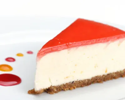 Cheese cake feu rouge 